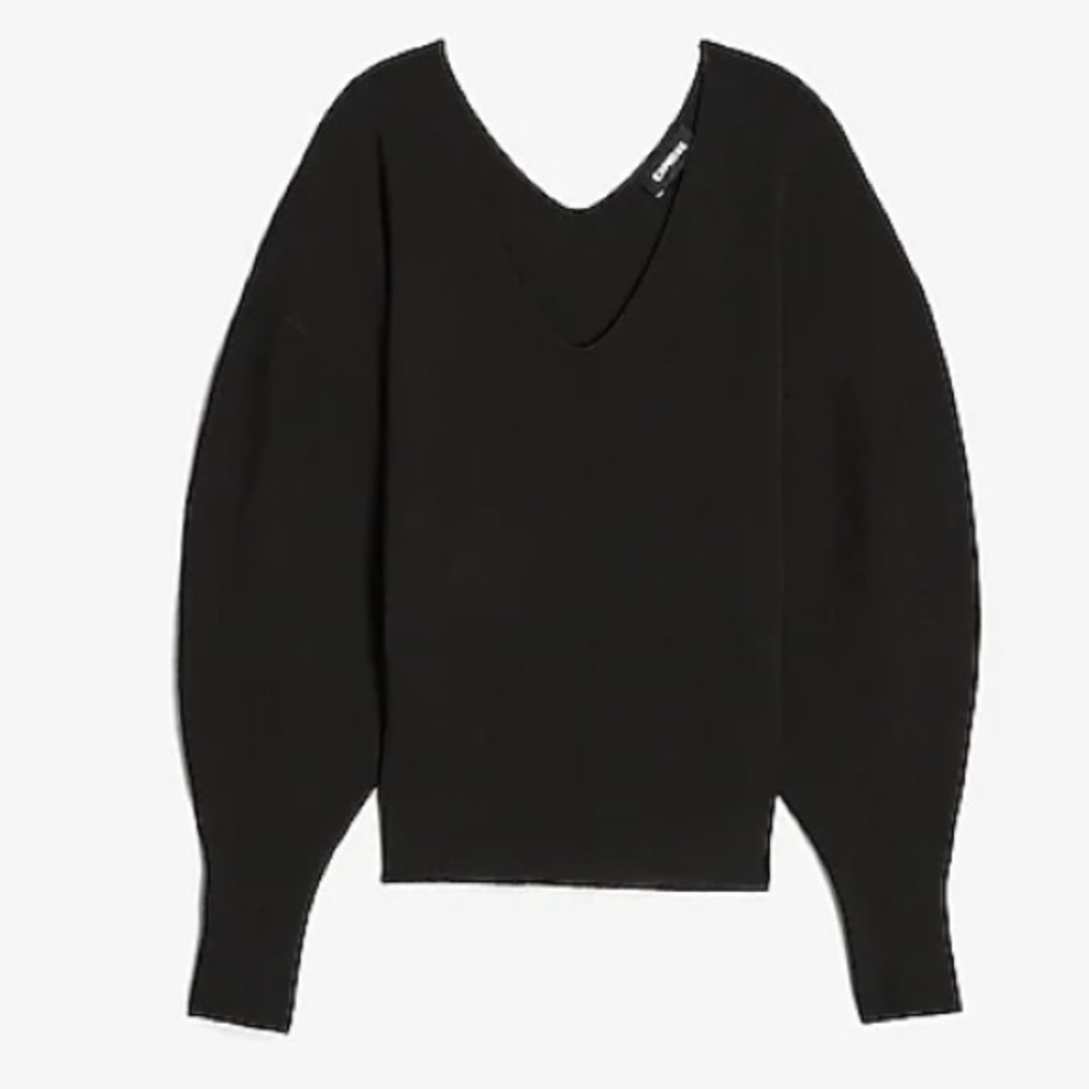 Balloon sleeve sweater